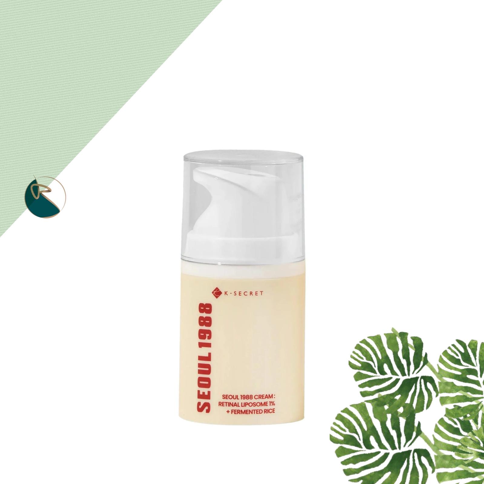 K-SECRET SEOUL 1988 Cream : Retinal Liposome 1% + Fermented Rice